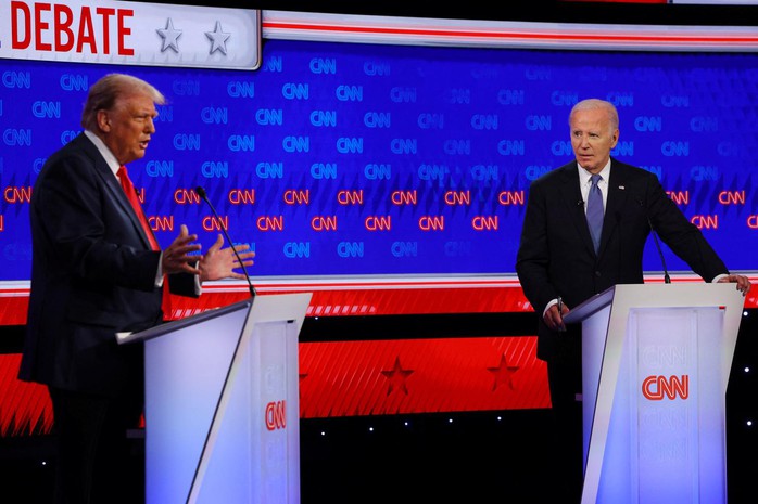 Ông Donald Trump và Joe Biden “bội thu” sau màn tranh luận- Ảnh 1. Ông Donald Trump và Joe Biden “bội thu” sau màn tranh luận- Ảnh 1.