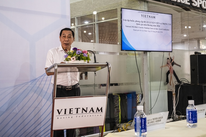 Nâng cao năng lực cho huấn luyện viên và trọng tài quyền Anh quốc gia- Ảnh 1. Nâng cao năng lực cho huấn luyện viên và trọng tài quyền Anh quốc gia- Ảnh 1.