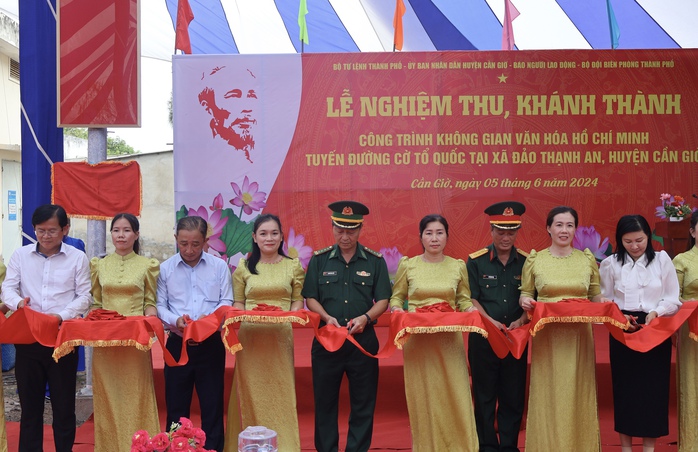 Ra mắt 2 công trình ý nghĩa trên xã đảo Thạnh An- Ảnh 2.
