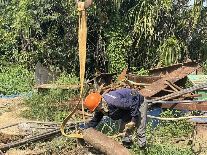 Cận cảnh làm cầu Bình Gởi bắc qua sông Sài Gòn trên đường Vành đai 3 - TP HCM- Ảnh 5. Cận cảnh làm cầu Bình Gởi bắc qua sông Sài Gòn trên đường Vành đai 3 - TP HCM- Ảnh 5.