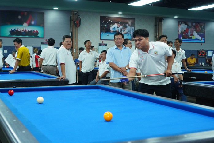 Hơn 100 cơ thủ tranh tài tại Giải Billiards Báo chí ĐBSCL- Ảnh 12. Hơn 100 cơ thủ tranh tài tại Giải Billiards Báo chí ĐBSCL- Ảnh 12.