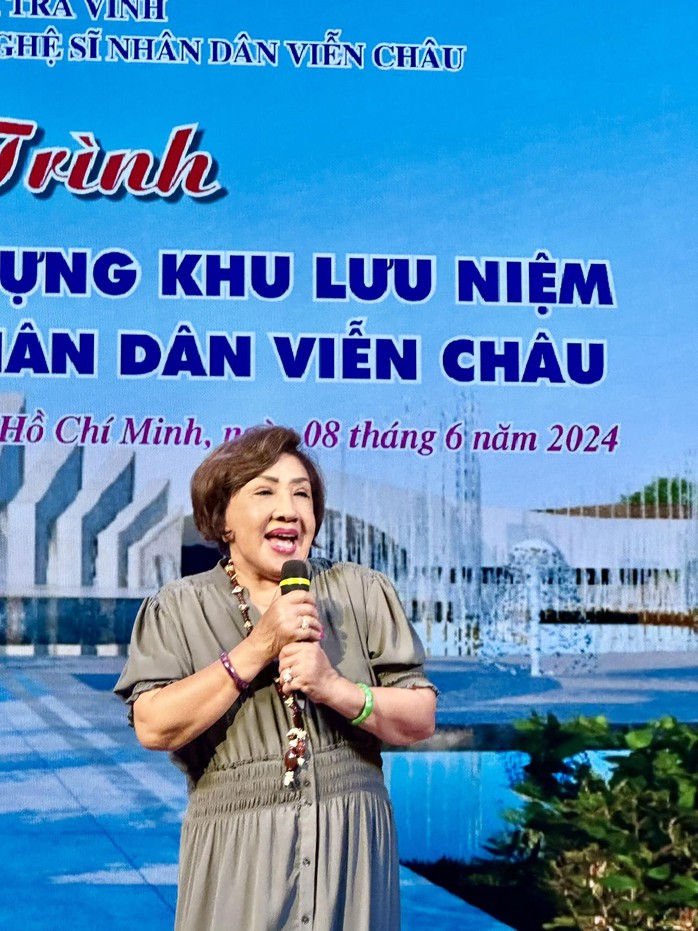 NSND Lệ Thủy kêu gọi chung tay gây quỹ xây dựng Khu lưu niệm cố soạn giả - NSND Viễn Châu- Ảnh 1. NSND Lệ Thủy kêu gọi chung tay gây quỹ xây dựng Khu lưu niệm cố soạn giả - NSND Viễn Châu- Ảnh 1.