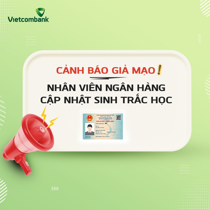 Ngân hàng cảnh báo chiêu trò hỗ trợ cài đặt sinh trắc học để lừa đảo- Ảnh 1. Ngân hàng cảnh báo chiêu trò hỗ trợ cài đặt sinh trắc học để lừa đảo- Ảnh 1.