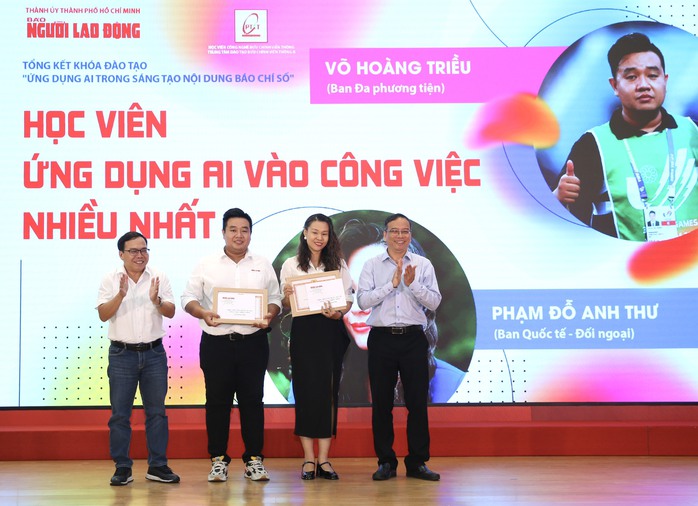 Báo Người Lao Động tổ chức tọa đàm "AI – Động lực phát triển báo chí số"- Ảnh 9. Báo Người Lao Động tổ chức tọa đàm "AI – Động lực phát triển báo chí số"- Ảnh 9.