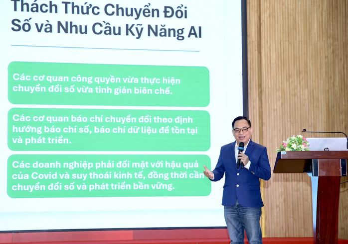 Báo Người Lao Động tổ chức tọa đàm "AI – Động lực phát triển báo chí số"- Ảnh 2. Báo Người Lao Động tổ chức tọa đàm "AI – Động lực phát triển báo chí số"- Ảnh 2.