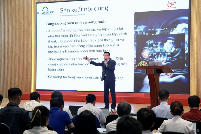 Báo Người Lao Động tổ chức tọa đàm "AI – Động lực phát triển báo chí số"- Ảnh 1. Báo Người Lao Động tổ chức tọa đàm "AI – Động lực phát triển báo chí số"- Ảnh 1.