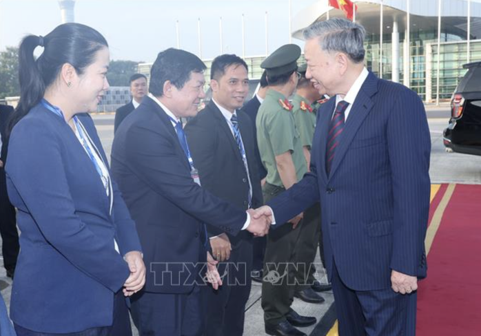 Chủ tịch nước Tô Lâm lên đường thăm Lào và Campuchia- Ảnh 2. Chủ tịch nước Tô Lâm lên đường thăm Lào và Campuchia- Ảnh 2.