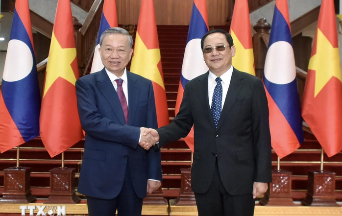 Chủ tịch nước Tô Lâm hội kiến Thủ tướng Lào Sonexay Siphandone- Ảnh 1. Chủ tịch nước Tô Lâm hội kiến Thủ tướng Lào Sonexay Siphandone- Ảnh 1.