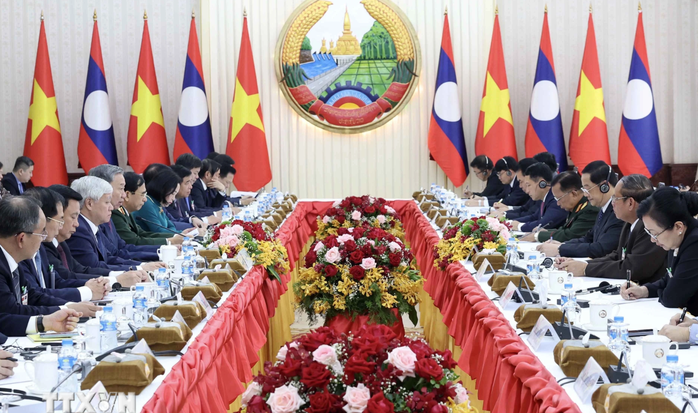 Chủ tịch nước Tô Lâm hội kiến Thủ tướng Lào Sonexay Siphandone- Ảnh 3. Chủ tịch nước Tô Lâm hội kiến Thủ tướng Lào Sonexay Siphandone- Ảnh 3.
