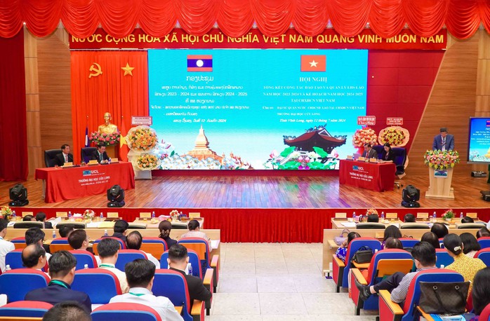 Hội nghị liên quan lưu học sinh Lào tổ chức tại Trường ĐH Cửu Long- Ảnh 1. Hội nghị liên quan lưu học sinh Lào tổ chức tại Trường ĐH Cửu Long- Ảnh 1.