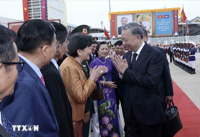 Chủ tịch nước Tô Lâm kết thúc tốt đẹp chuyến thăm Campuchia- Ảnh 3. Chủ tịch nước Tô Lâm kết thúc tốt đẹp chuyến thăm Campuchia- Ảnh 3.