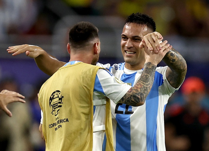 Messi rời sân trong nước mắt, Lautaro Martinez đưa Argentina vô địch Copa America 2024- Ảnh 10. Messi rời sân trong nước mắt, Lautaro Martinez đưa Argentina vô địch Copa America 2024- Ảnh 10.