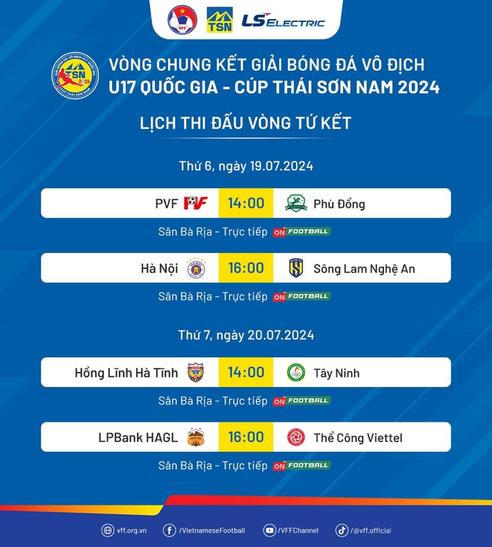 U17 Quốc gia: Xác định 8 đội vào tứ kết, chủ nhà Bà Rịa - Vũng Tàu bị loại- Ảnh 3. U17 Quốc gia: Xác định 8 đội vào tứ kết, chủ nhà Bà Rịa - Vũng Tàu bị loại- Ảnh 3.