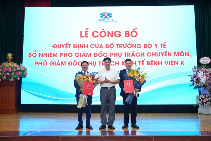 Bệnh viện đầu ngành về ung thư có thêm 2 phó giám đốc- Ảnh 1. Bệnh viện đầu ngành về ung thư có thêm 2 phó giám đốc- Ảnh 1.