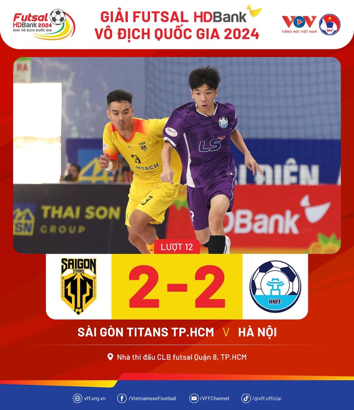 Giải futsal VĐQG: Thái Sơn Bắc bị Sahako cản đường tranh chức vô địch- Ảnh 3.