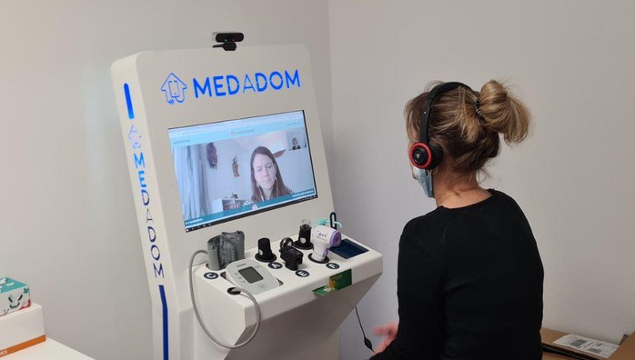 Hệ thống khám bệnh từ xa tại PhápẢnh: © Radio France - Lucile Auconie Hệ thống khám bệnh từ xa tại PhápẢnh: © Radio France - Lucile Auconie