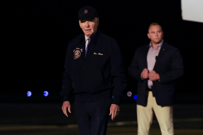 Tổng thống Mỹ Joe Biden tại Căn cứ không quân Dover tại bang Delaware hôm 17-7.Ảnh: Reuters Tổng thống Mỹ Joe Biden tại Căn cứ không quân Dover tại bang Delaware hôm 17-7.Ảnh: Reuters