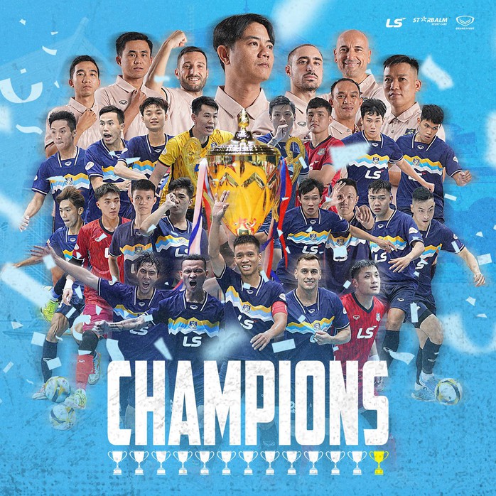 Thái Sơn Nam TP HCM vô địch Giải futsal quốc gia sớm 2 vòng đấu- Ảnh 2. Thái Sơn Nam TP HCM vô địch Giải futsal quốc gia sớm 2 vòng đấu- Ảnh 2.