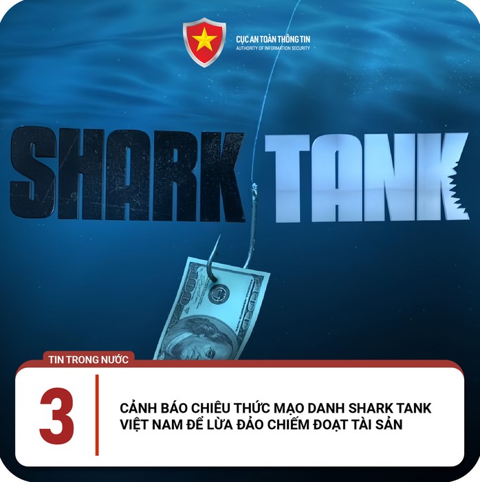 Mạo danh Shark Tank Việt Nam để lừa đảo- Ảnh 1. Mạo danh Shark Tank Việt Nam để lừa đảo- Ảnh 1.