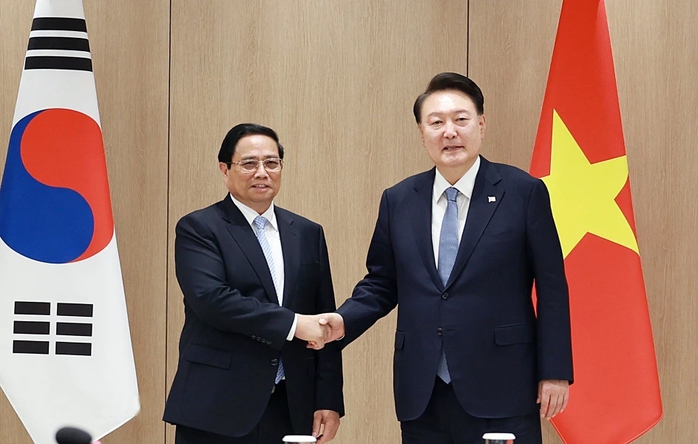 Tổng thống Hàn Quốc khẳng định hỗ trợ Việt Nam về bán dẫn, công nghiệp văn hóa- Ảnh 1. Tổng thống Hàn Quốc khẳng định hỗ trợ Việt Nam về bán dẫn, công nghiệp văn hóa- Ảnh 1.