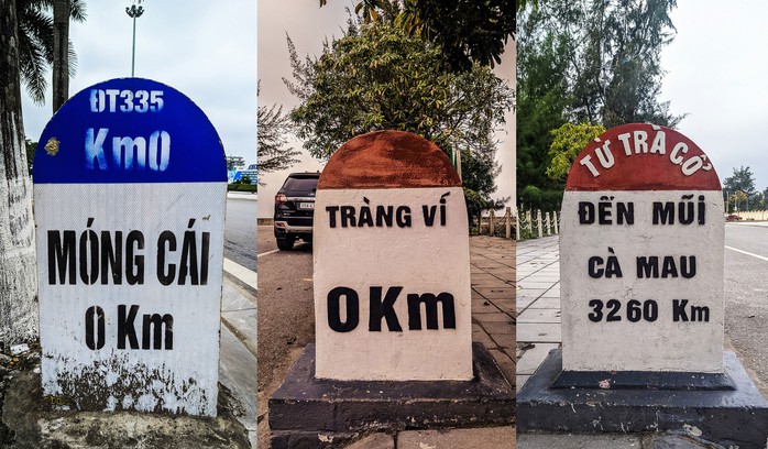 Những cột mốc tại Sa Vĩ, Móng Cái Những cột mốc tại Sa Vĩ, Móng Cái