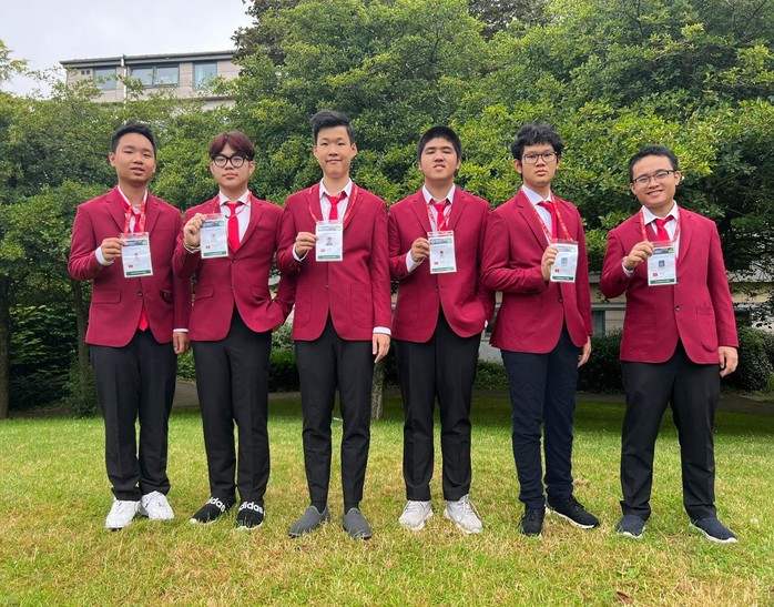 Đội tuyển Việt Nam dự Olympic Toán quốc tế năm 2024. Ảnh: VĂN TRUNG Đội tuyển Việt Nam dự Olympic Toán quốc tế năm 2024. Ảnh: VĂN TRUNG