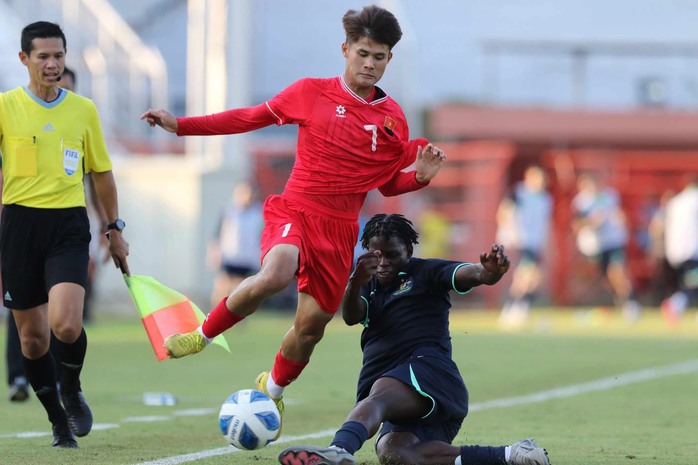 U19 Việt Nam thi đấu. Ảnh: VFF U19 Việt Nam thi đấu. Ảnh: VFF