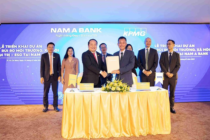 Nam A Bank triển khai dự án quản lý rủi ro môi trường, xã hội và quản trị - ESG- Ảnh 1. Nam A Bank triển khai dự án quản lý rủi ro môi trường, xã hội và quản trị - ESG- Ảnh 1.