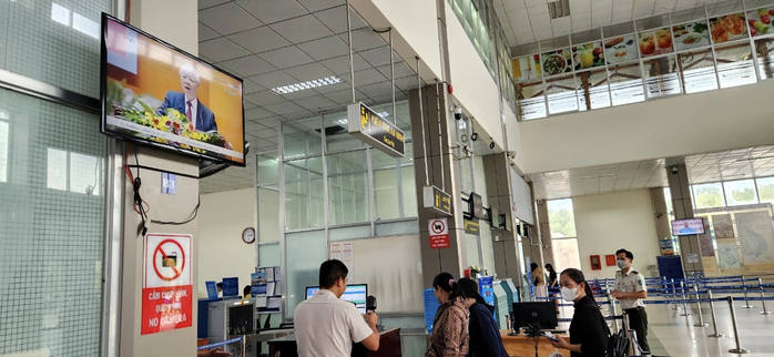 Tăng cường kiểm soát an ninh hàng không phục vụ Quốc tang Tổng Bí thư Nguyễn Phú Trọng- Ảnh 13. Tăng cường kiểm soát an ninh hàng không phục vụ Quốc tang Tổng Bí thư Nguyễn Phú Trọng- Ảnh 13.