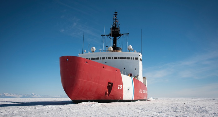 Tàu phá băng Polar Star của Tuần duyên Mỹ tại Nam Cực hồi tháng 1-2022. Ảnh: Lực lượng Tuần duyên Mỹ Tàu phá băng Polar Star của Tuần duyên Mỹ tại Nam Cực hồi tháng 1-2022. Ảnh: Lực lượng Tuần duyên Mỹ