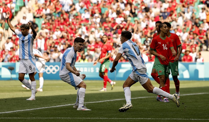 Cú sốc đầu tiên ở Olympic: Argentina thua Morocco 1-2 sau trận đấu "điên rồ"- Ảnh 6. Cú sốc đầu tiên ở Olympic: Argentina thua Morocco 1-2 sau trận đấu "điên rồ"- Ảnh 6.