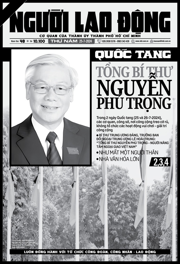 Thông tin đáng chú ý trên báo in Người Lao Động ngày 25-7- Ảnh 1. Thông tin đáng chú ý trên báo in Người Lao Động ngày 25-7- Ảnh 1.