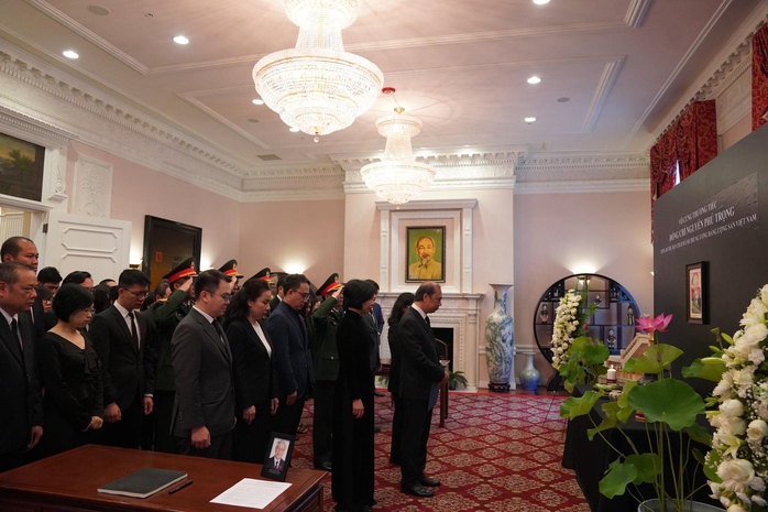 Lễ viếng Tổng Bí thư Nguyễn Phú Trọng tại Mỹ- Ảnh 1. Lễ viếng Tổng Bí thư Nguyễn Phú Trọng tại Mỹ- Ảnh 1.