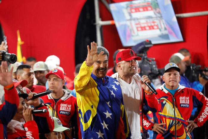 Ông Maduro tái đắc cử tổng thống Venezuela- Ảnh 1. Ông Maduro tái đắc cử tổng thống Venezuela- Ảnh 1.