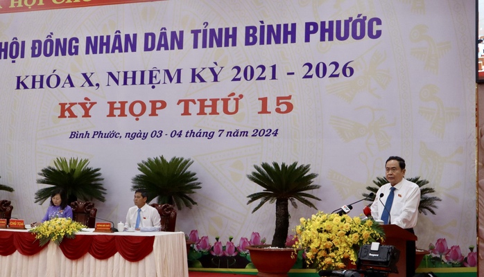 Chủ tịch Quốc hội Trần Thanh Mẫn chỉ đạo những vấn đề quan trọng tại tỉnh Bình Phước- Ảnh 2.