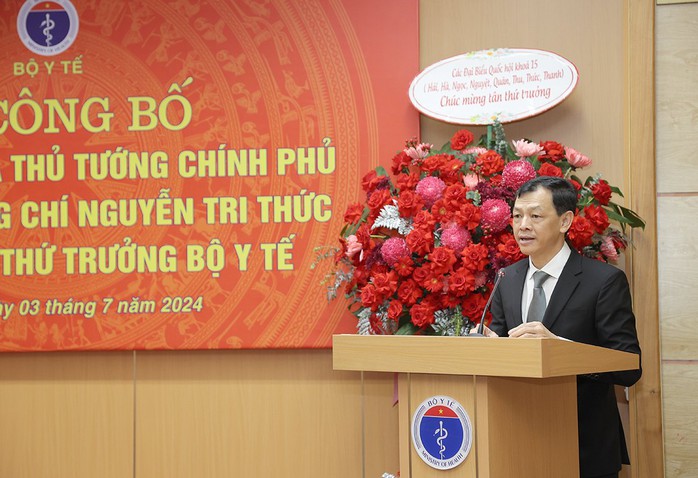 Tân Thứ trưởng Nguyễn Tri Thức nói gì khi nhậm chức?- Ảnh 1.