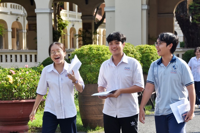 Học sinh của TP HCM sau một buổi dự thi tốt nghiệp THPT năm 2024Ảnh: TẤN THẠNH Học sinh của TP HCM sau một buổi dự thi tốt nghiệp THPT năm 2024Ảnh: TẤN THẠNH