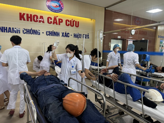 Vụ hơn 100 công nhân bị ngộ độc phải nhập viện: Do ăn món cá thu ngừ kho- Ảnh 1. Vụ hơn 100 công nhân bị ngộ độc phải nhập viện: Do ăn món cá thu ngừ kho- Ảnh 1.