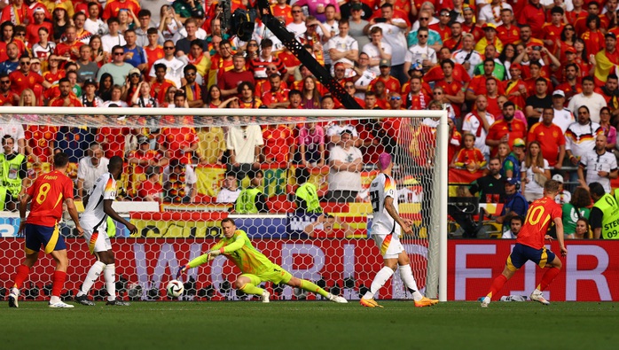Euro 2024: Thua ở hiệp phụ, Đức nghẹn ngào nhìn Tây Ban Nha vào bán kết- Ảnh 2. Euro 2024: Thua ở hiệp phụ, Đức nghẹn ngào nhìn Tây Ban Nha vào bán kết- Ảnh 2.