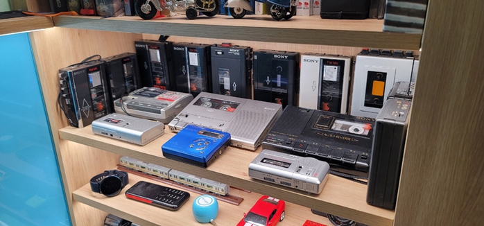 Sưu tầm máy cassette là thú chơi lành mạnh, mang lại giá trị tinh thần thú vị cho người nghe. Ảnh: HỮU HẢI Sưu tầm máy cassette là thú chơi lành mạnh, mang lại giá trị tinh thần thú vị cho người nghe. Ảnh: HỮU HẢI