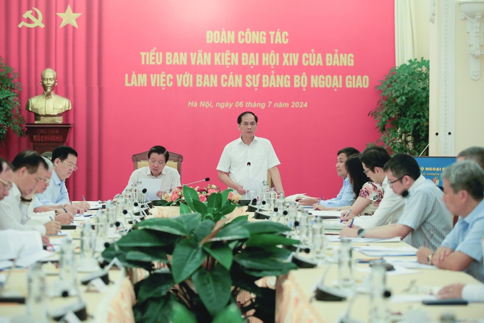 Đoàn Tiểu ban Văn kiện Đại hội XIV làm việc tại Bộ Ngoại giao- Ảnh 3. Đoàn Tiểu ban Văn kiện Đại hội XIV làm việc tại Bộ Ngoại giao- Ảnh 3.