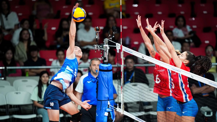 Tuyển bóng chuyền nữ Việt Nam giành hạng 3 Challenger Cup 2024- Ảnh 1. Tuyển bóng chuyền nữ Việt Nam giành hạng 3 Challenger Cup 2024- Ảnh 1.