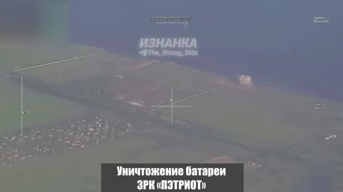 Ảnh chụp màn hình đoạn video Nga tập kích tên lửa tại Dolgintsevo và Yuzhnoie. Ảnh: Pravda Ảnh chụp màn hình đoạn video Nga tập kích tên lửa tại Dolgintsevo và Yuzhnoie. Ảnh: Pravda