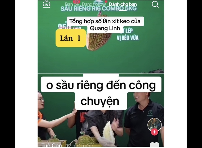 Nhiều người “quay xe” hủy đơn sầu riêng sau phiên livestream tối 7-7 của "Hằng Du mục"- Ảnh 3. Nhiều người “quay xe” hủy đơn sầu riêng sau phiên livestream tối 7-7 của "Hằng Du mục"- Ảnh 3.