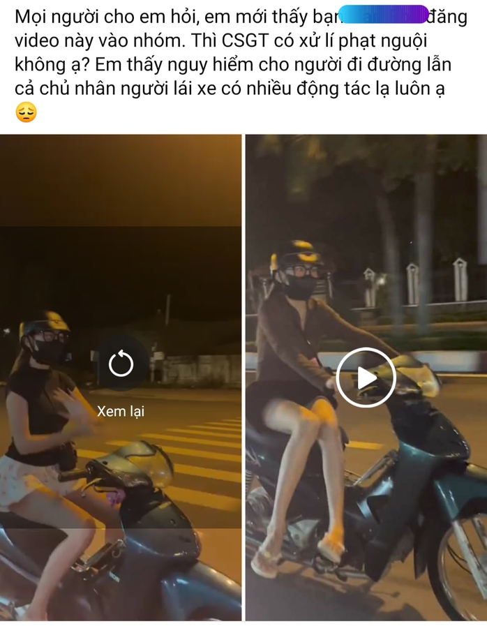 Xử phạt cô gái trẻ "làm xiếc” trên đường- Ảnh 1. Xử phạt cô gái trẻ "làm xiếc” trên đường- Ảnh 1.