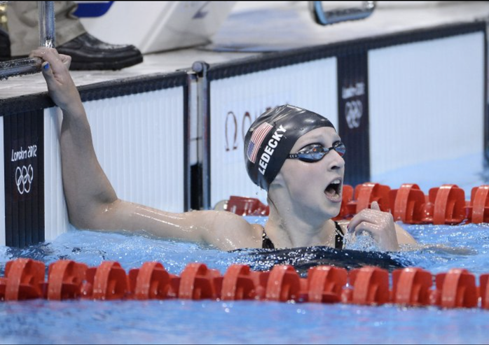 Katie Ledecky và kỳ tích "vàng" môn bơi 4 kỳ Olympic- Ảnh 3. Katie Ledecky và kỳ tích "vàng" môn bơi 4 kỳ Olympic- Ảnh 3.