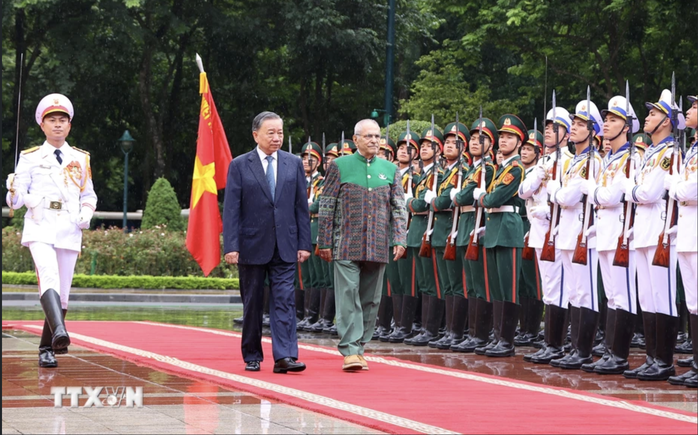 Chủ tịch nước Tô Lâm chủ trì lễ đón Tổng thống Timor Leste- Ảnh 3. Chủ tịch nước Tô Lâm chủ trì lễ đón Tổng thống Timor Leste- Ảnh 3.