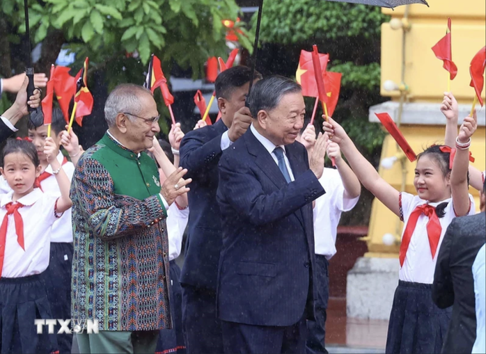Chủ tịch nước Tô Lâm chủ trì lễ đón Tổng thống Timor Leste- Ảnh 6. Chủ tịch nước Tô Lâm chủ trì lễ đón Tổng thống Timor Leste- Ảnh 6.