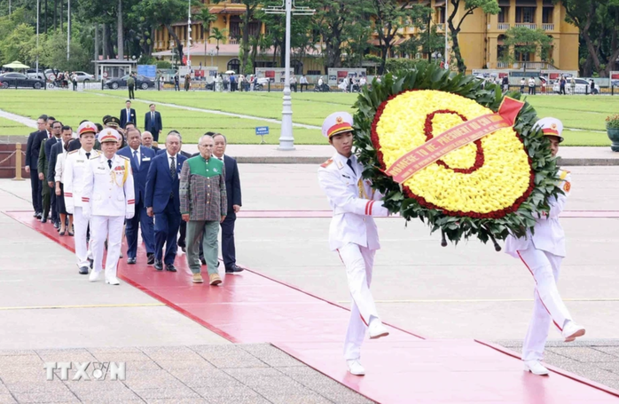 Chủ tịch nước Tô Lâm chủ trì lễ đón Tổng thống Timor Leste- Ảnh 4. Chủ tịch nước Tô Lâm chủ trì lễ đón Tổng thống Timor Leste- Ảnh 4.