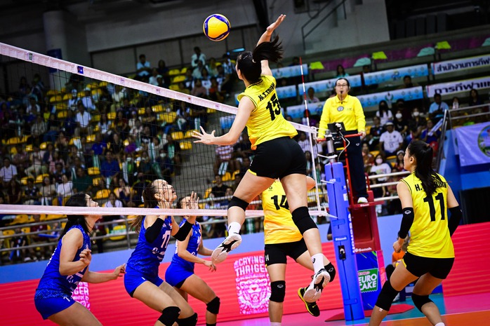 Tuyển bóng chuyền Việt Nam lần thứ nhì liên tiếp vào chung kết nữ SEA V-League- Ảnh 3. Tuyển bóng chuyền Việt Nam lần thứ nhì liên tiếp vào chung kết nữ SEA V-League- Ảnh 3.